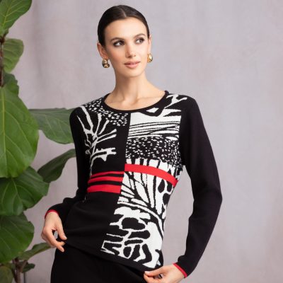 Alison Sheri - A46470 - Sweater - Last One Size Med