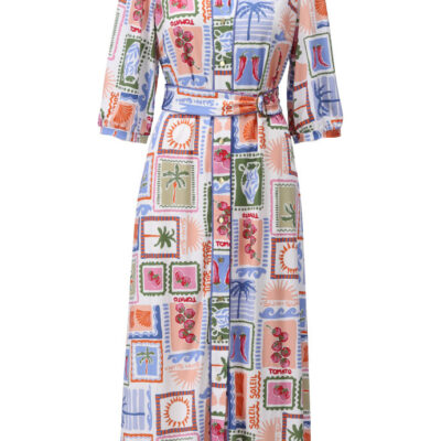 K-Design - C302-PO96 - Maxi Dress - New - In Stock Now